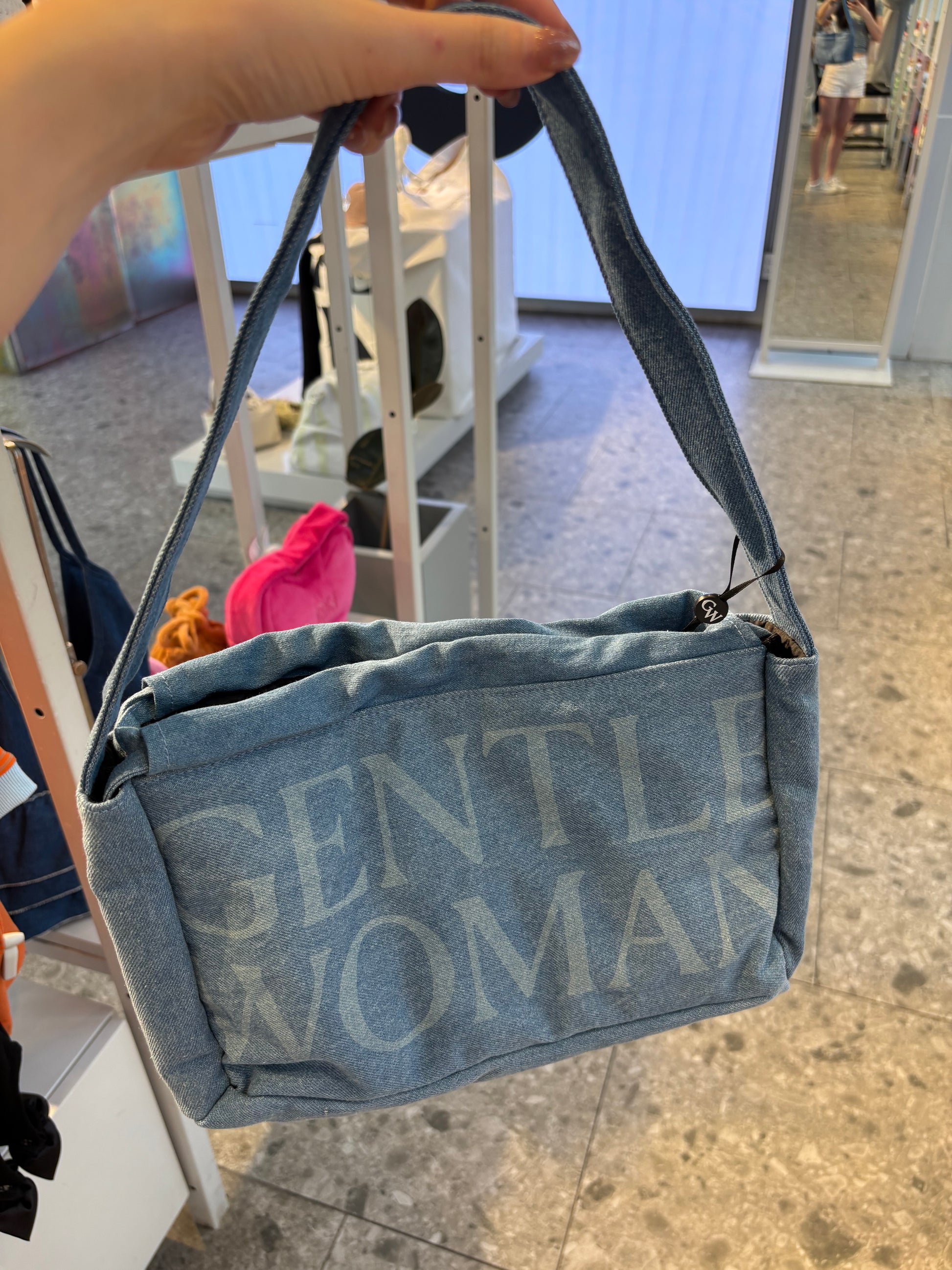 泰國連線! Gentlewoman 丹寧牛仔 餃子袋