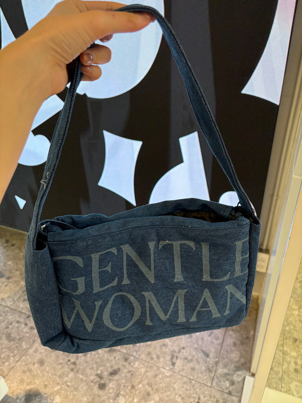 泰國連線! Gentlewoman 丹寧牛仔 餃子袋
