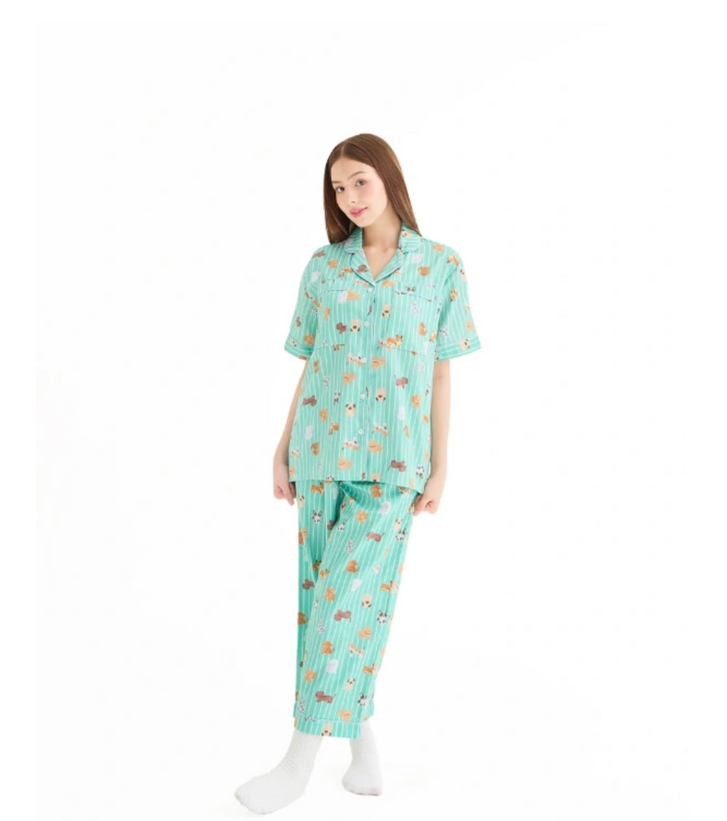 Slip to sleep代購 DOGGY PANTS SET 長褲SET