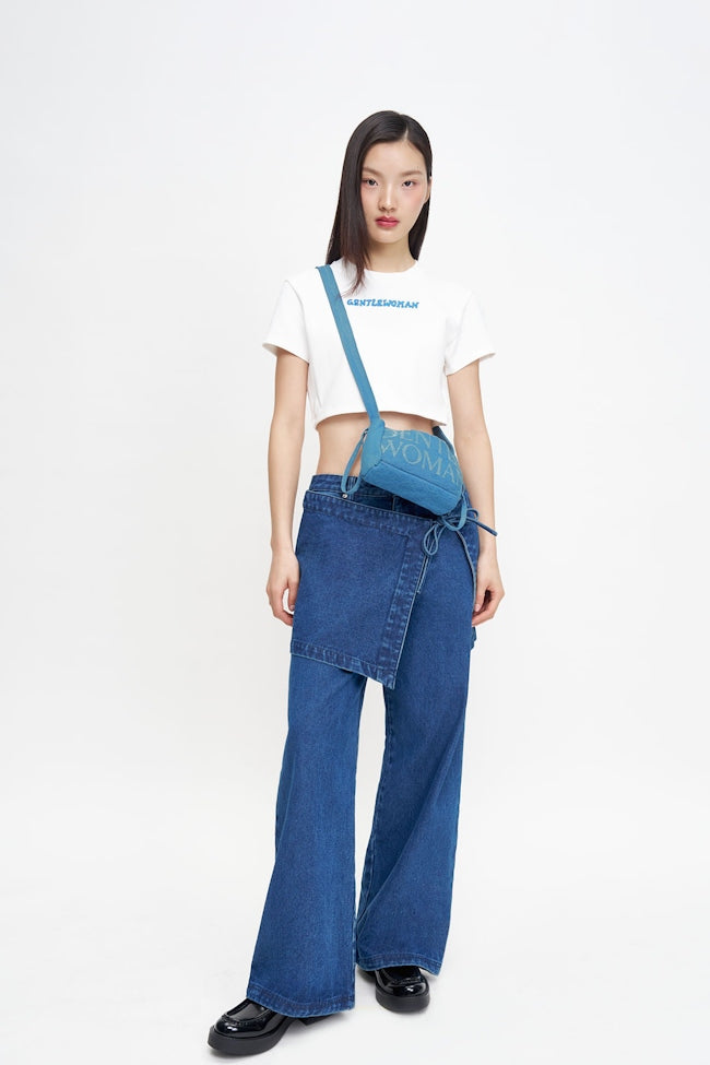 泰國代購! Gentlewoman 牛仔 餃子袋 small size