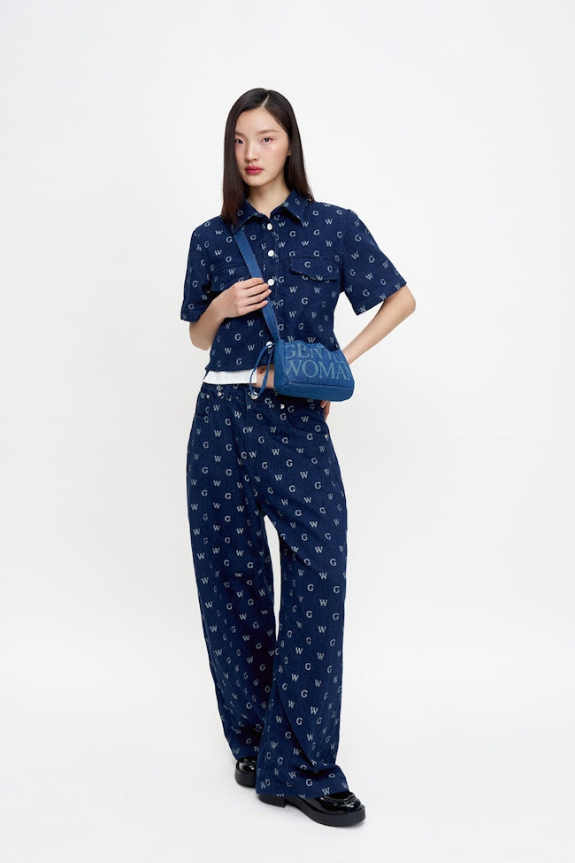 泰國代購! Gentlewoman 牛仔 餃子袋 small size