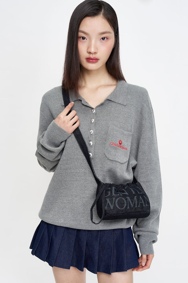 泰國代購! Gentlewoman 牛仔 餃子袋 small size