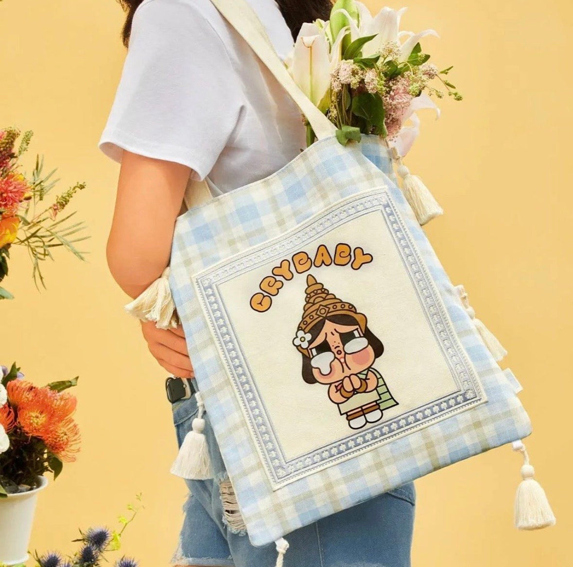 泰國限定! Crybaby Tote Bag