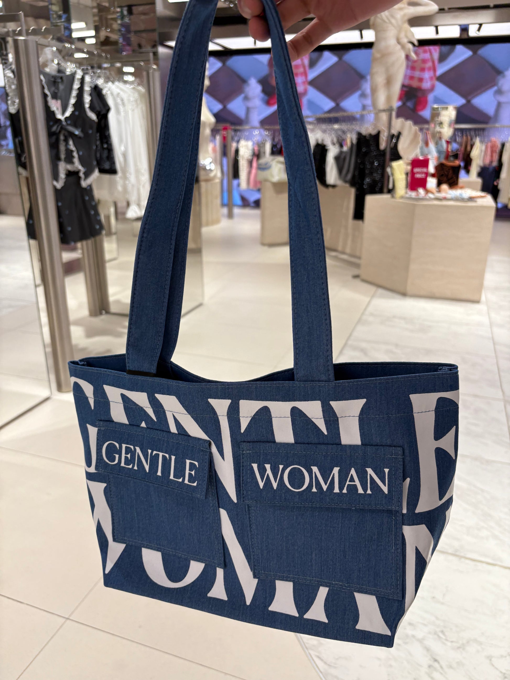 泰國代購! Gentlewoman Double Pocket Tote Bag