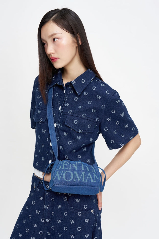 泰國代購! Gentlewoman 牛仔 餃子袋 small size