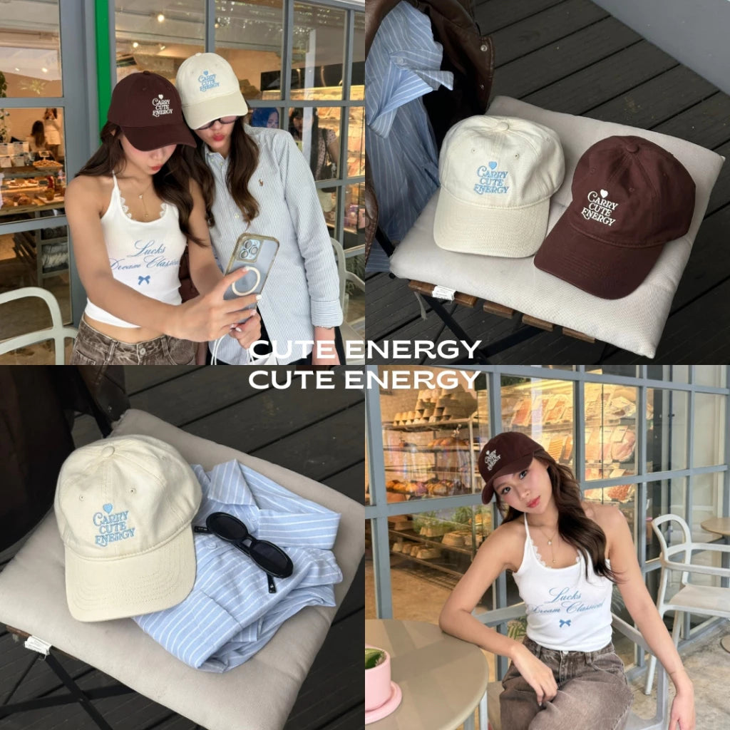 ♥ 預訂 ♥ 泰國小眾品牌溫柔萌感刺繡小帽