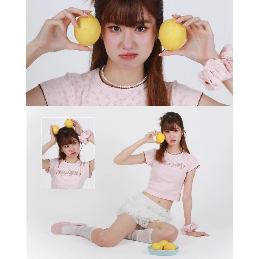 ♡預訂♡泰國小眾品牌仙女感氣質碎花上衣